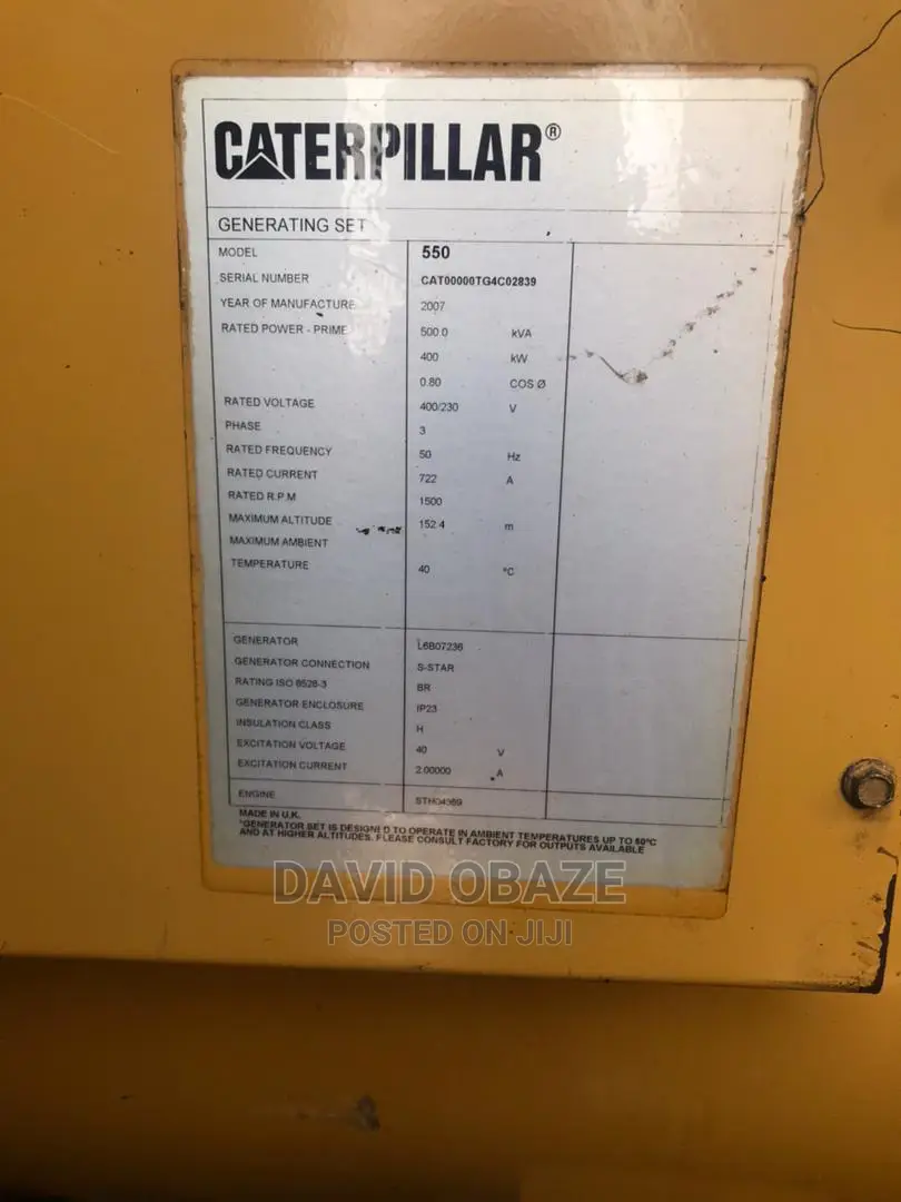 500kva Cat C18