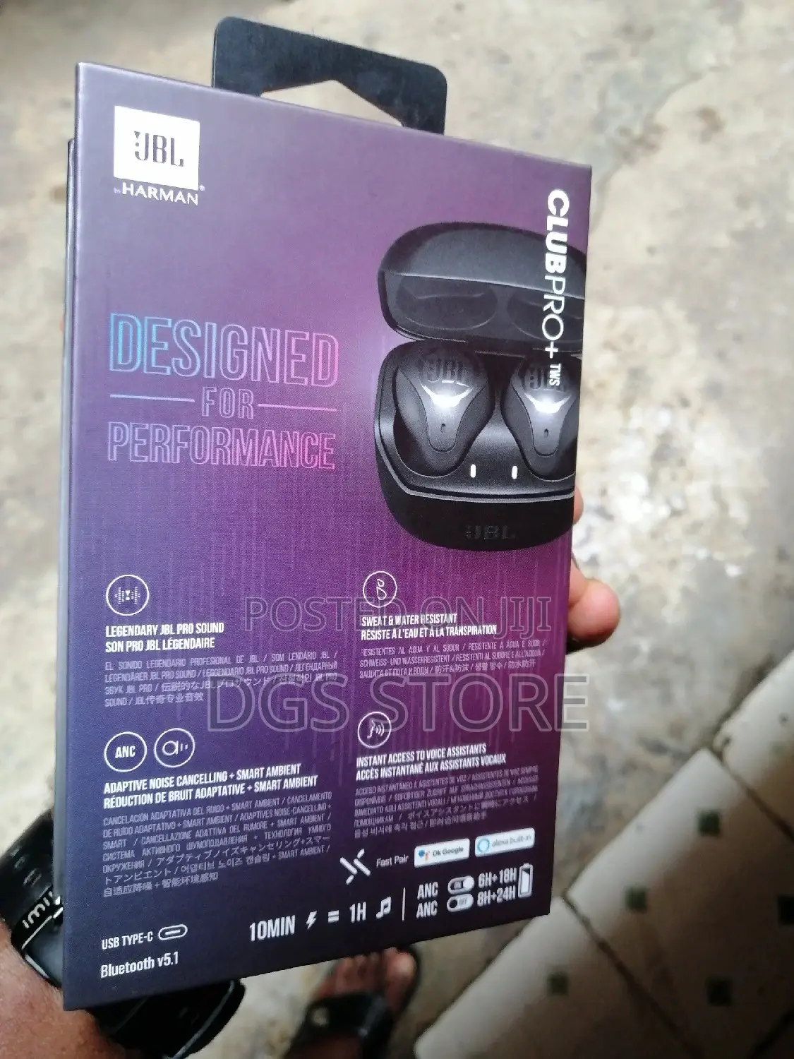 JBL Club Pro + Bluetooth Earbud
