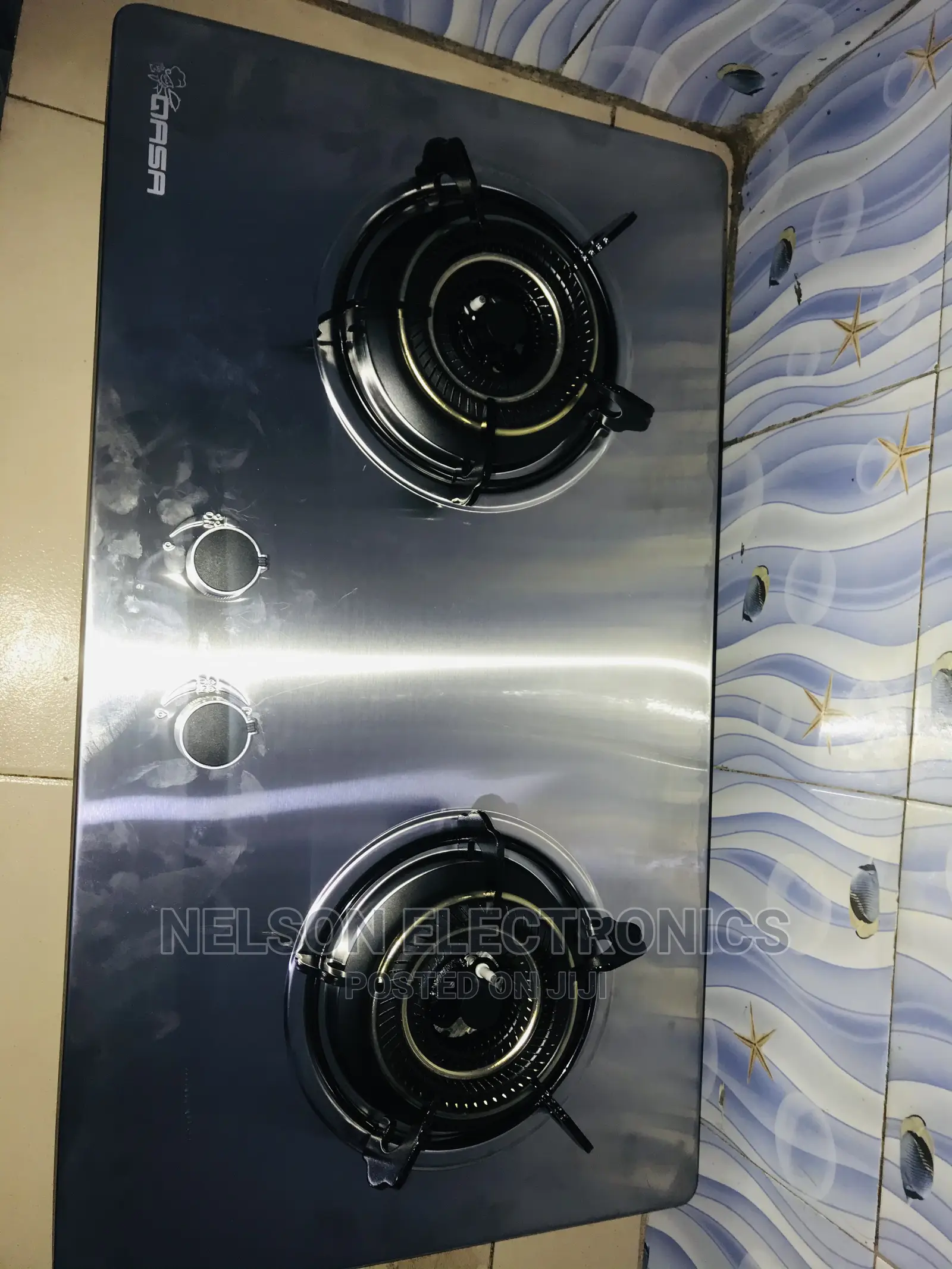 Qasa Table Top Gas Cooker QGC-2b Premium