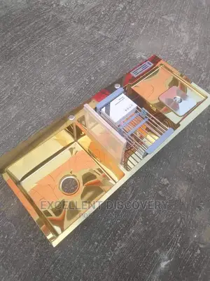 Gold Double Bowl Sink Extal Gold
