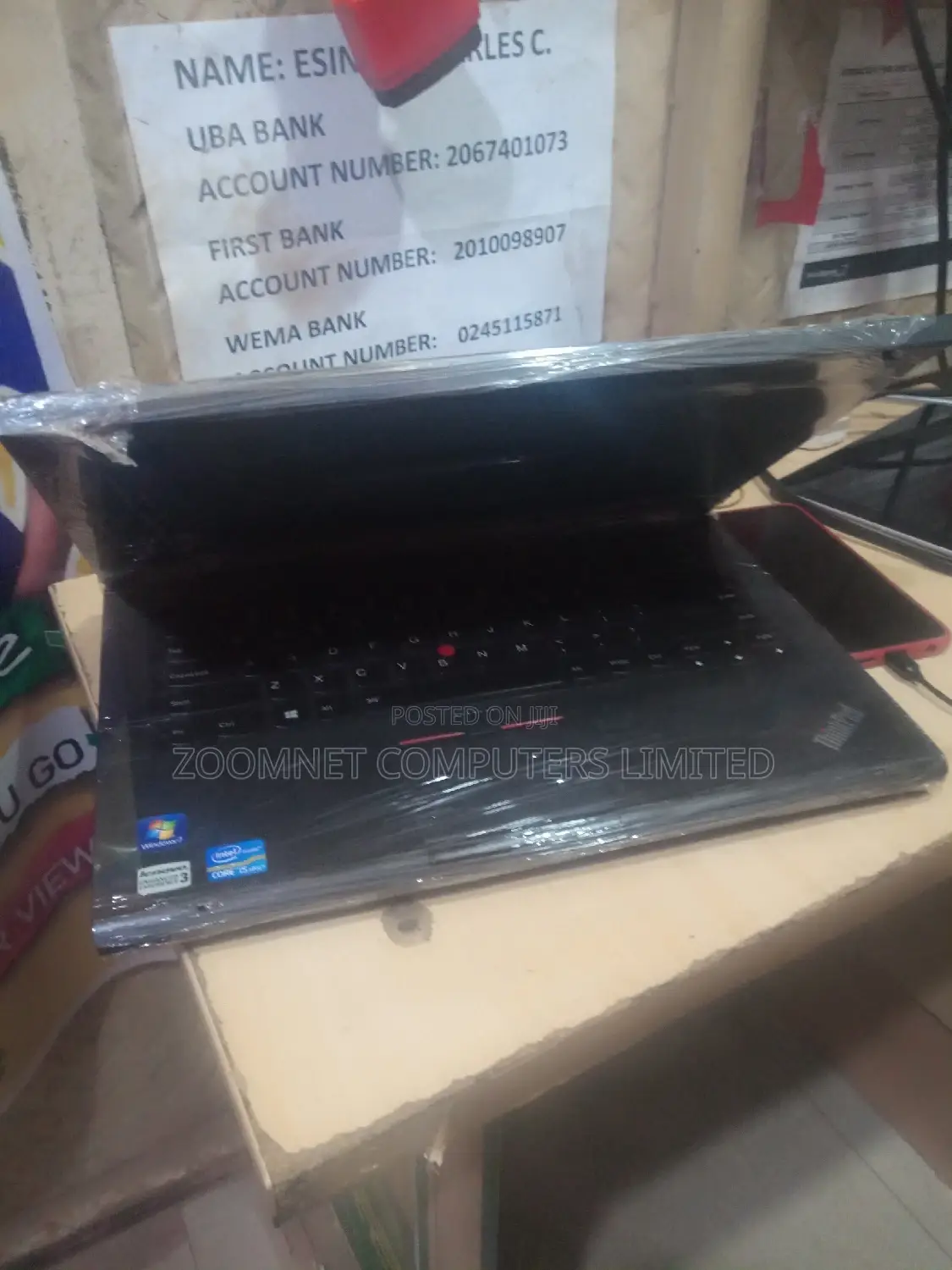 Laptop Lenovo ThinkPad 2 4GB Intel Core I5 HDD 320GB