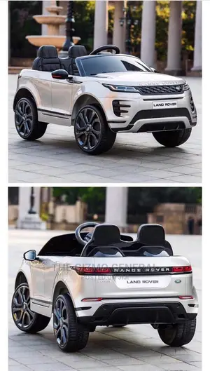 Kids Black Range Rover Evoque Iconic 12V 2-Seat Ride-in Car
