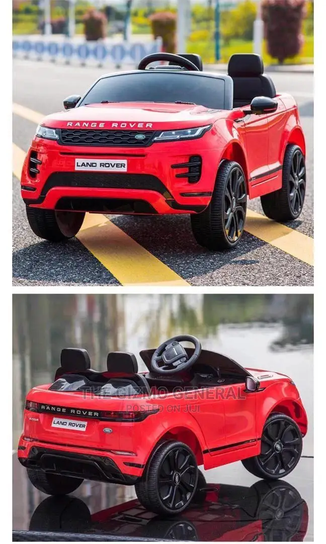 Kids Black Range Rover Evoque Iconic 12V 2-Seat Ride-in Car