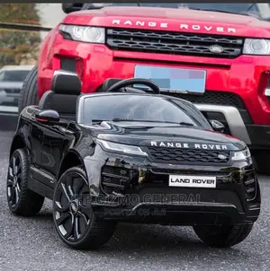 Kids Black Range Rover Evoque Iconic 12V 2-Seat Ride-in Car