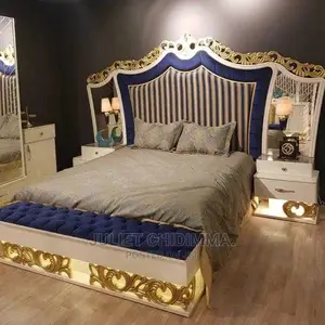 6*6 Set of Turkish Bed Frame With Dresser and Wardrobe