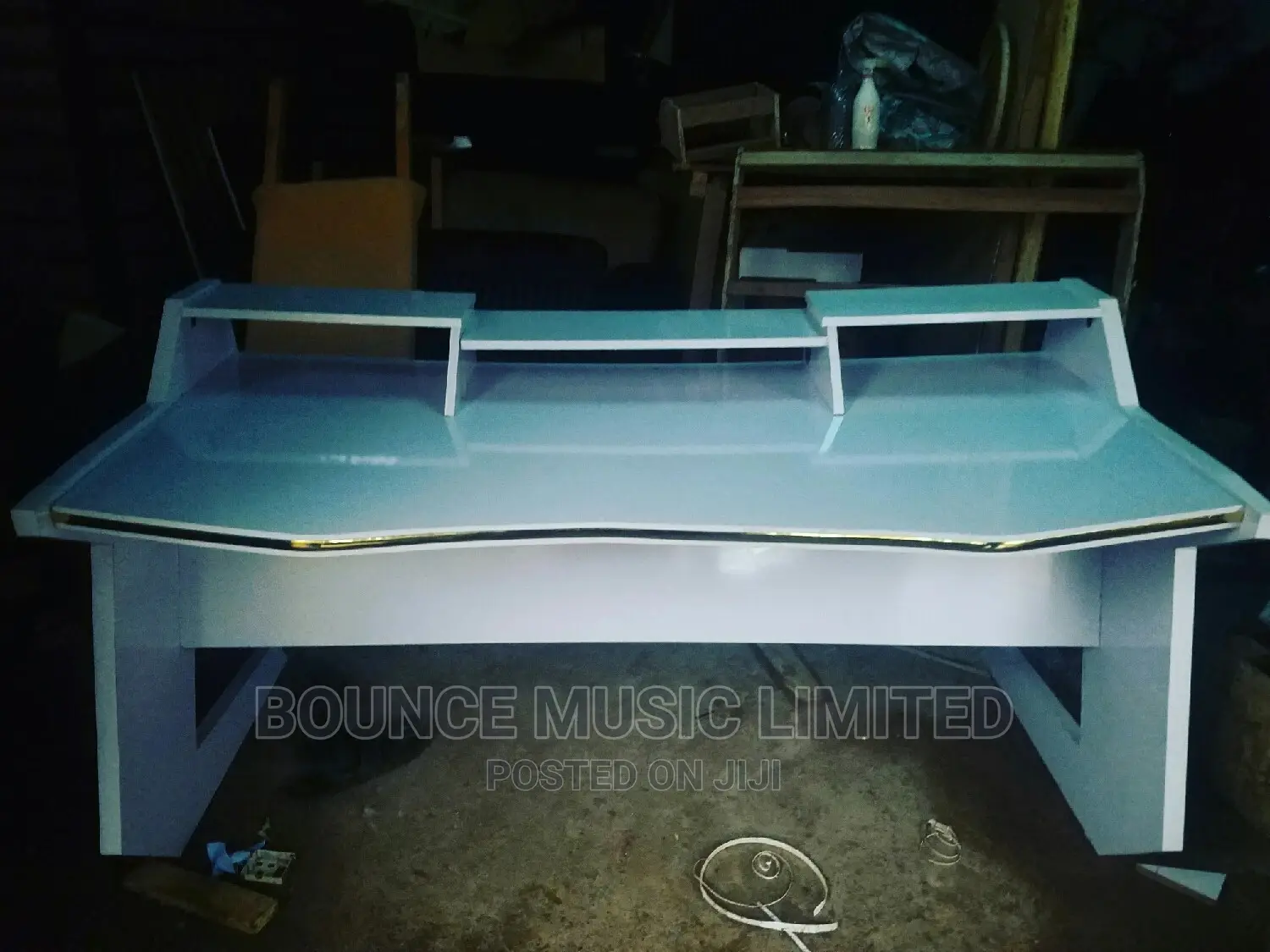 High Gloss Studio Desk