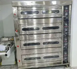 Commercial Gas Oven 16trays 4deck Complete One Bag