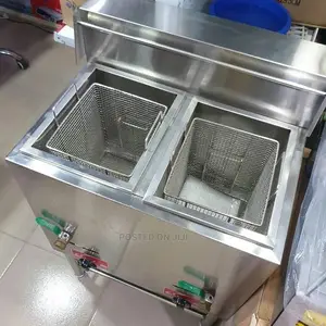 Standing Gas Deep Fryer Double