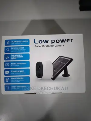 Wireless Indoor 4g Camera With Solar Panel