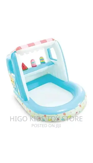 Inflatable Pool With Playhouse
