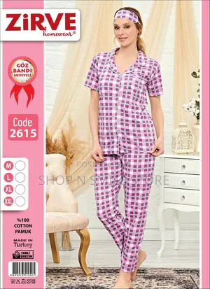 Ladies Cotton Pyjamas