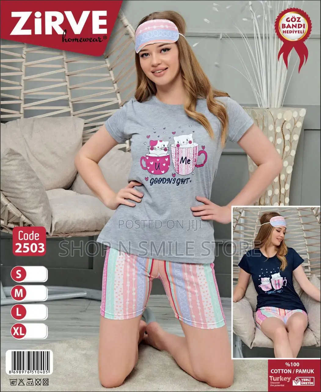 Knicker and Top Cotton Nightwear
