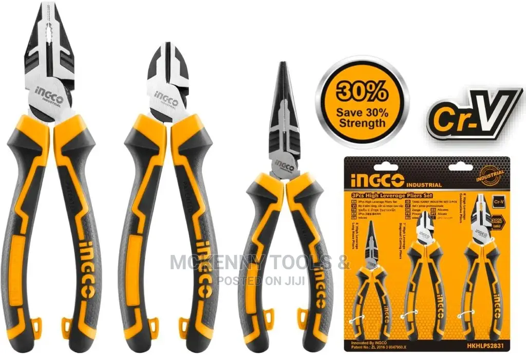 3pcs High Leverage Pliers Set