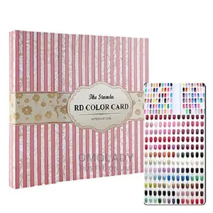 1 PCS 120 Colors Nail Tips Display Book