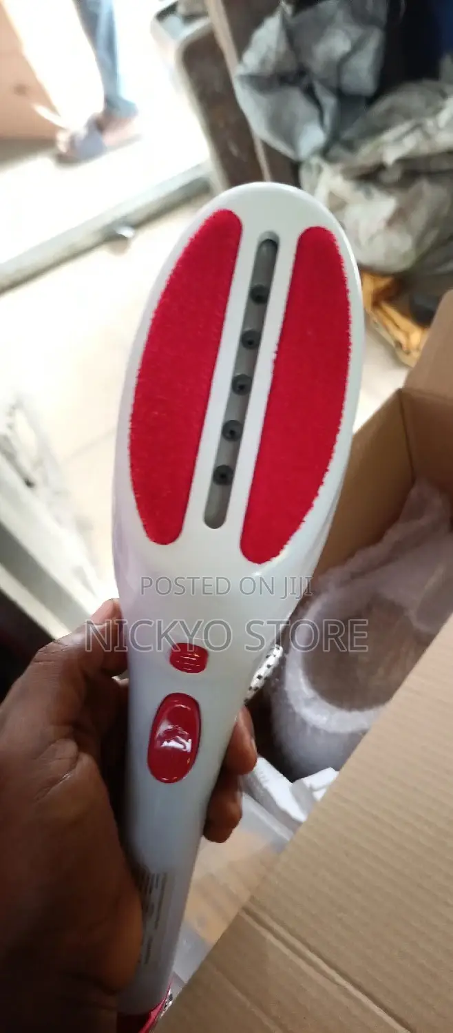 Red Steam Iron