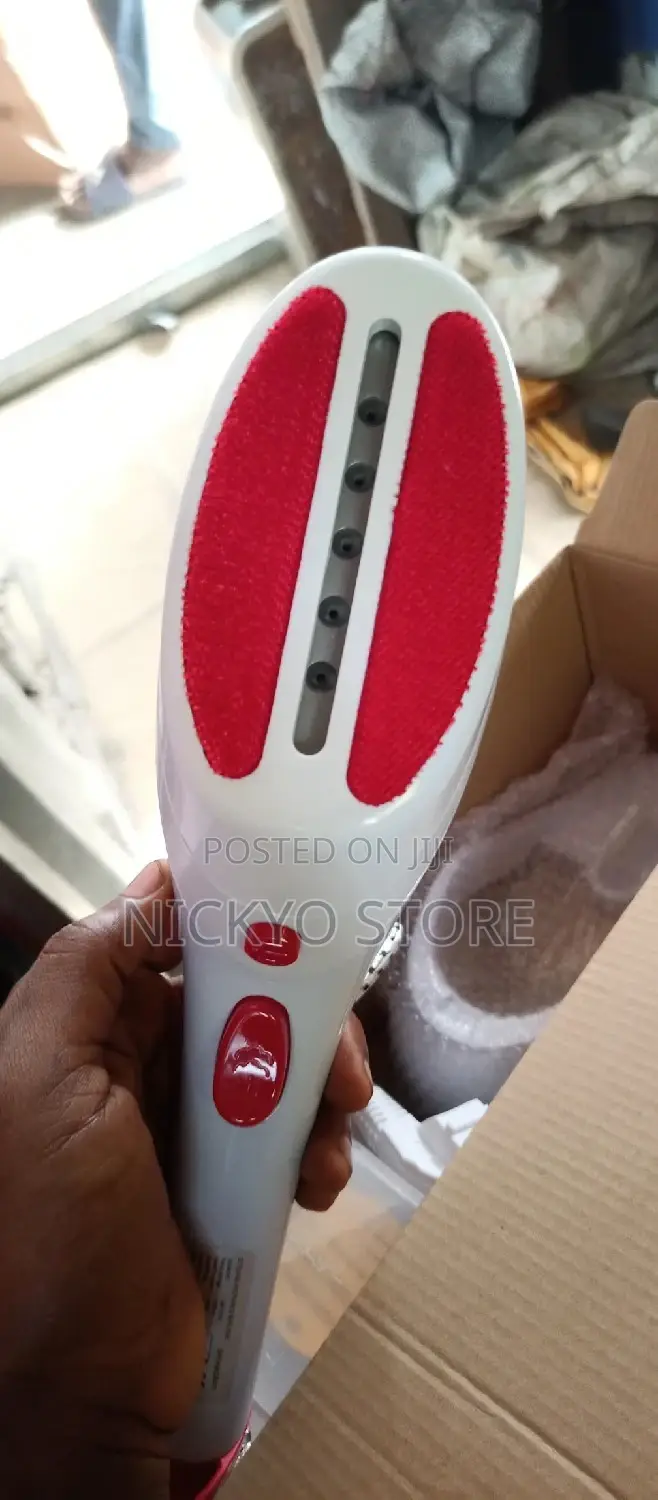 Red Steam Iron