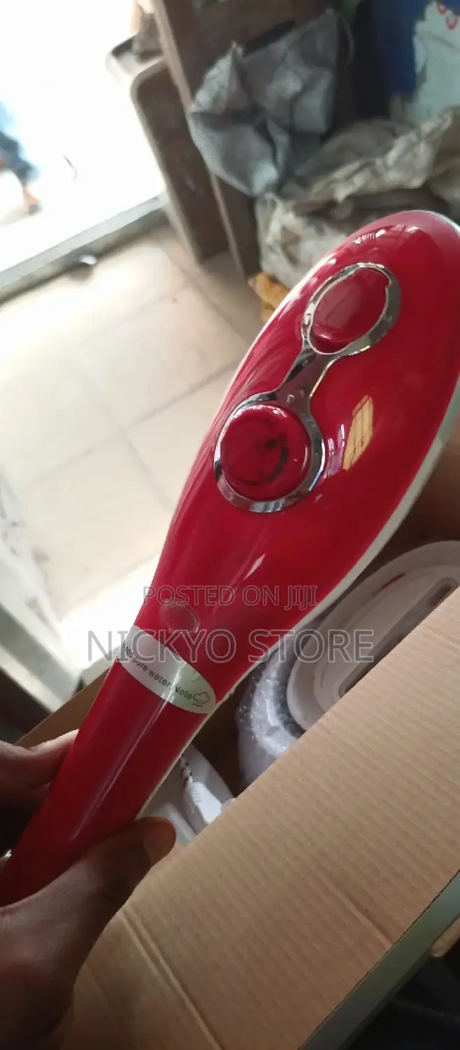 Red Steam Iron