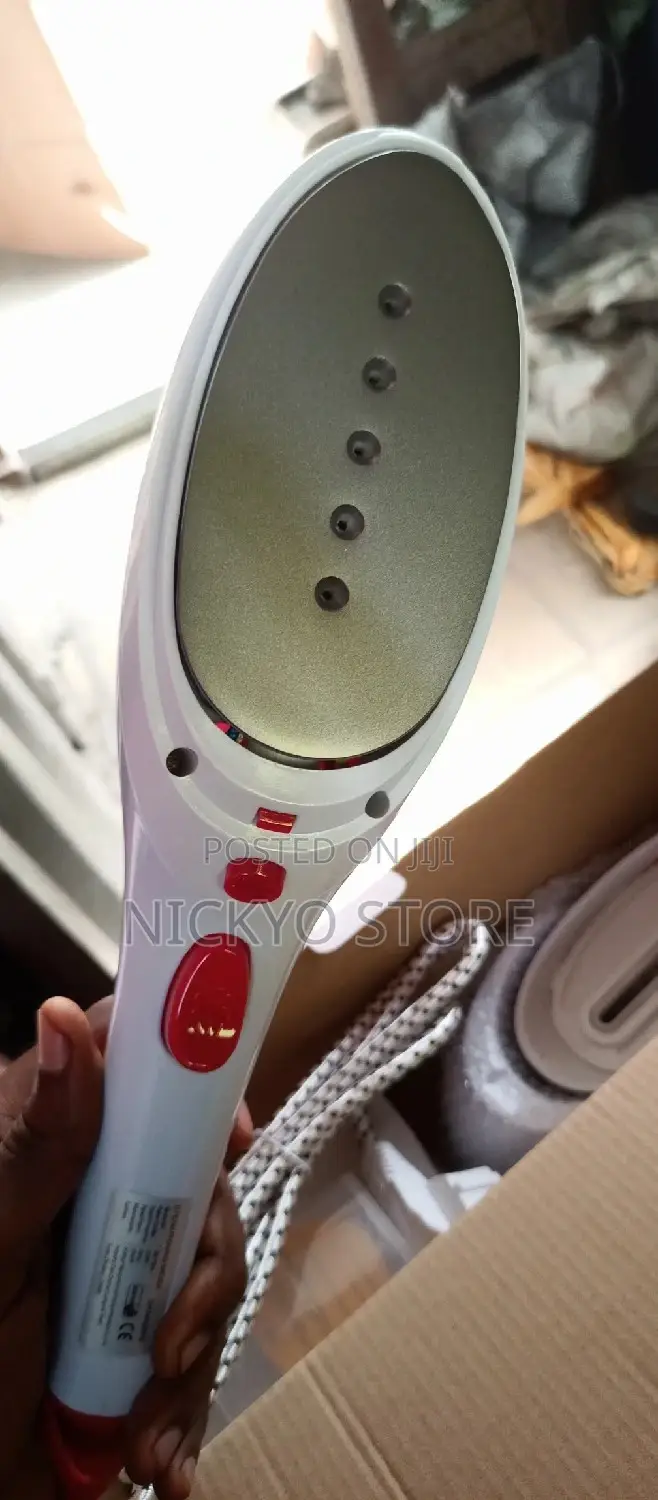 Red Steam Iron