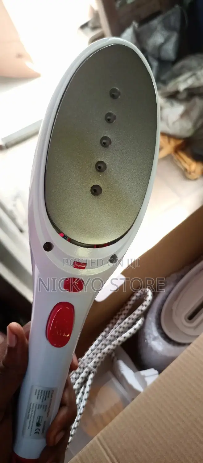 Red Steam Iron