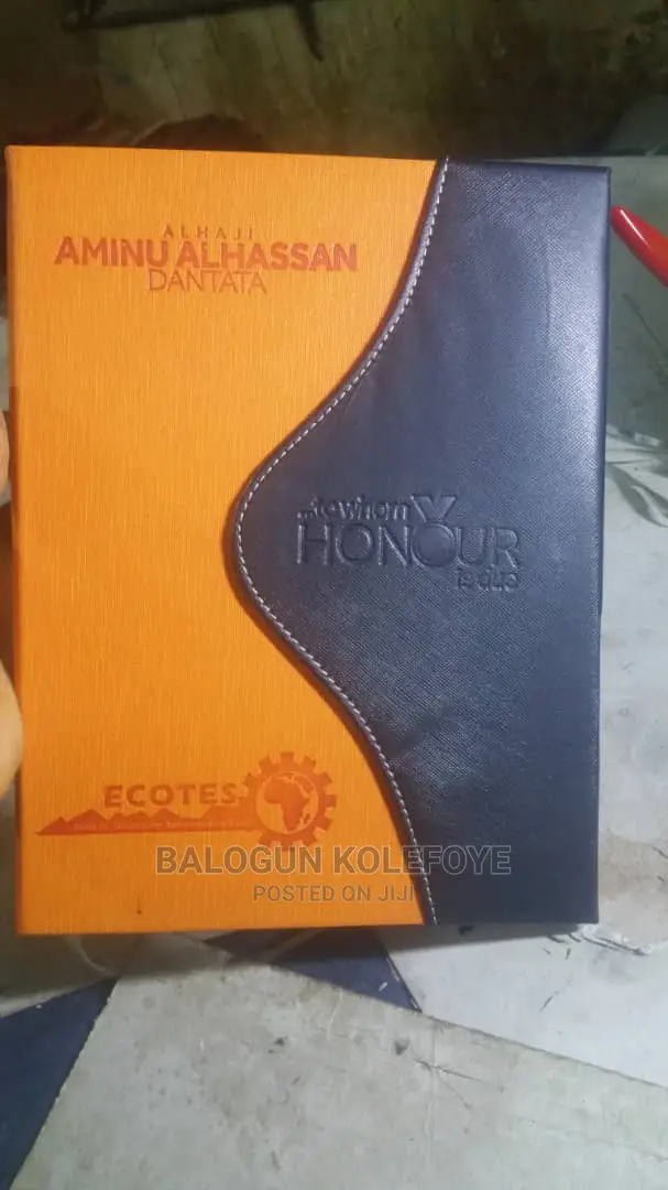 A4/A5 Dairy, Menu List, Hotel Menu / Certificate Holder