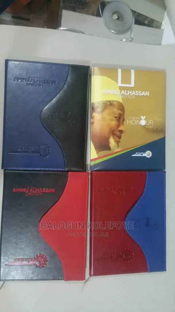 A4/A5 Dairy, Menu List, Hotel Menu / Certificate Holder