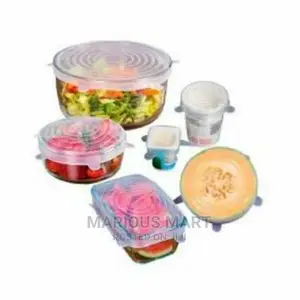 Silicon Airtight Food/Bowl Covers - 6pcs