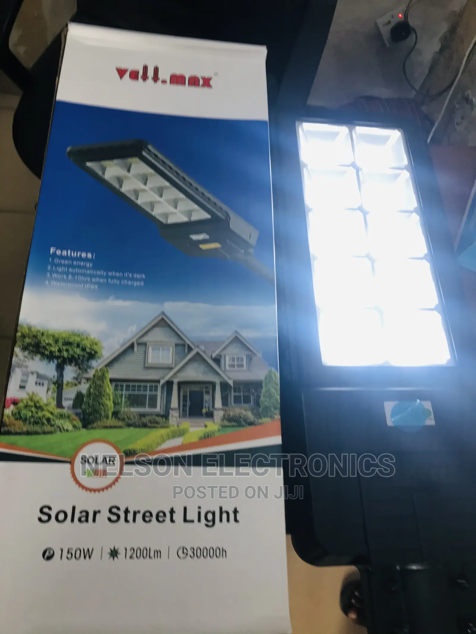 All in Solar Street Light Vell Max 150watt