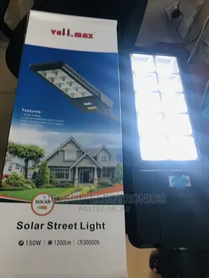 All in Solar Street Light Vell Max 150watt