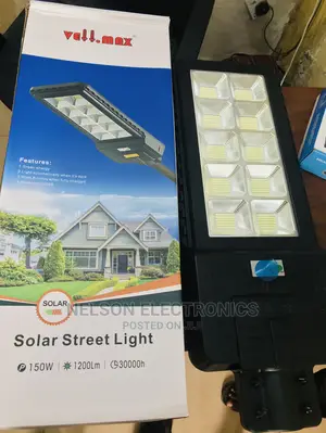 All in Solar Street Light Vell Max 150watt