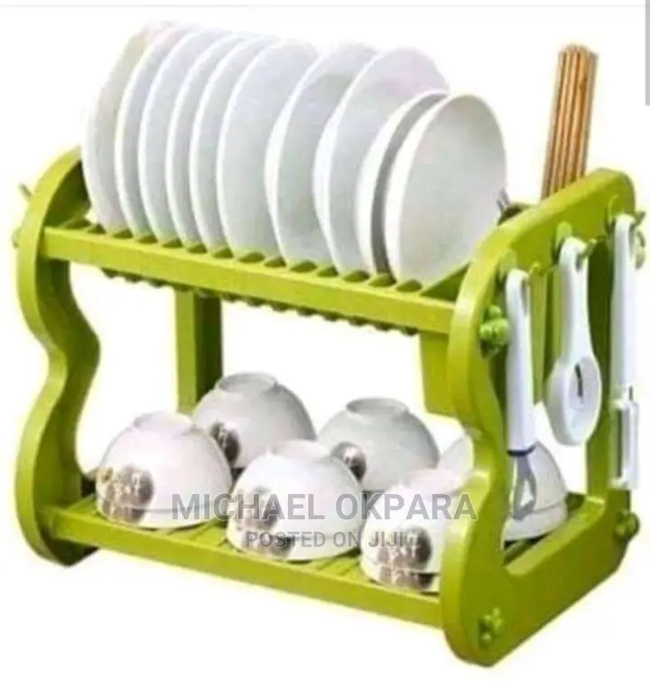 2 Steps Plastic Dish/Plate Rack