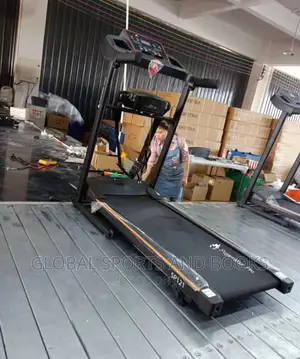 2 Hp Spi2 Treadmill With Dumbbell,Safety Key And Mp3 Player