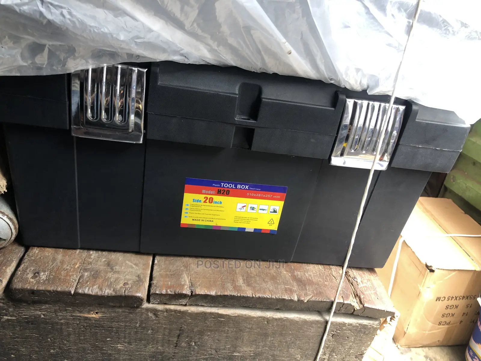 20inches Empty Plastic Tool Box