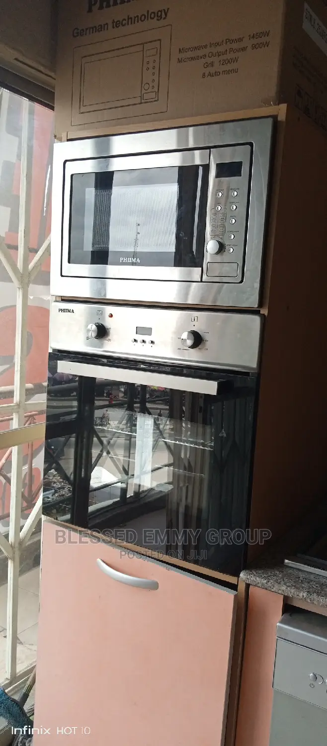 Electric Oven and Microwave Set