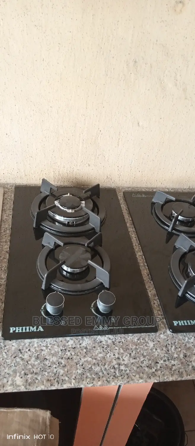 2 Burner Glass Top