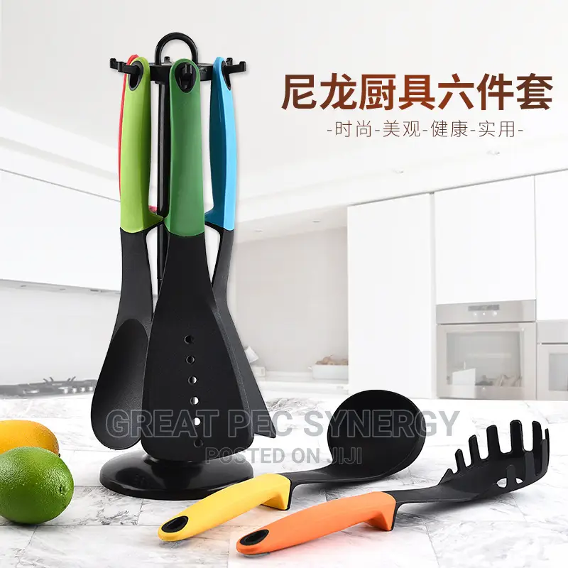 Non Stick Cooking Spoon Set (Multi Colored)