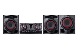 LG CJ45 720W, Mini Audio, Dual USB, Auto DJ, Wireless Party