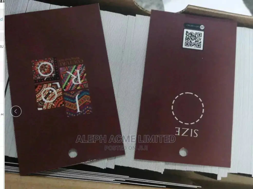 1000 Pieces of Customized Cloth Label Tags