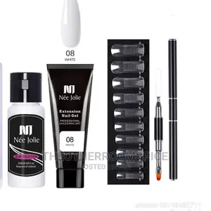 Polygel Kit Manicure Nail Design Monomer Brush
