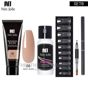 Polygel Kit Manicure Nail Design Monomer Brush