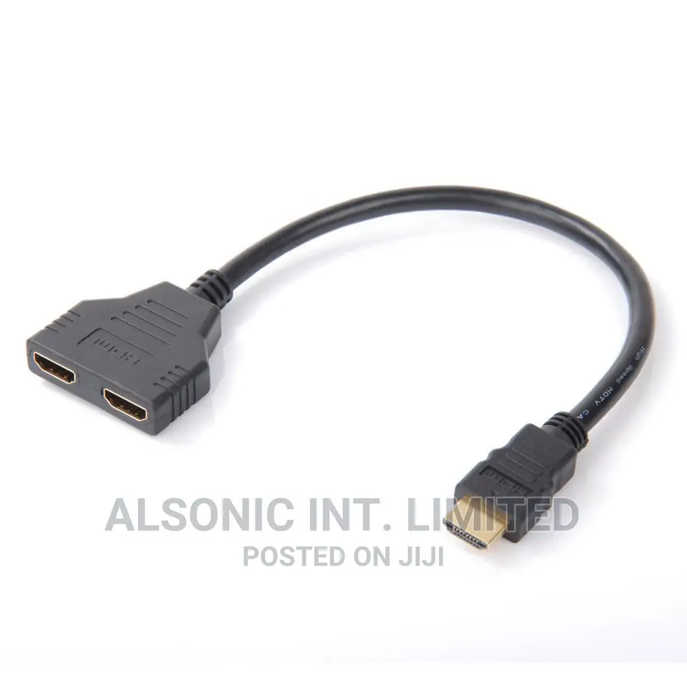 Hdmi Splitter Cable 1 Male to X Dual Hdmi 2 Female Splitter