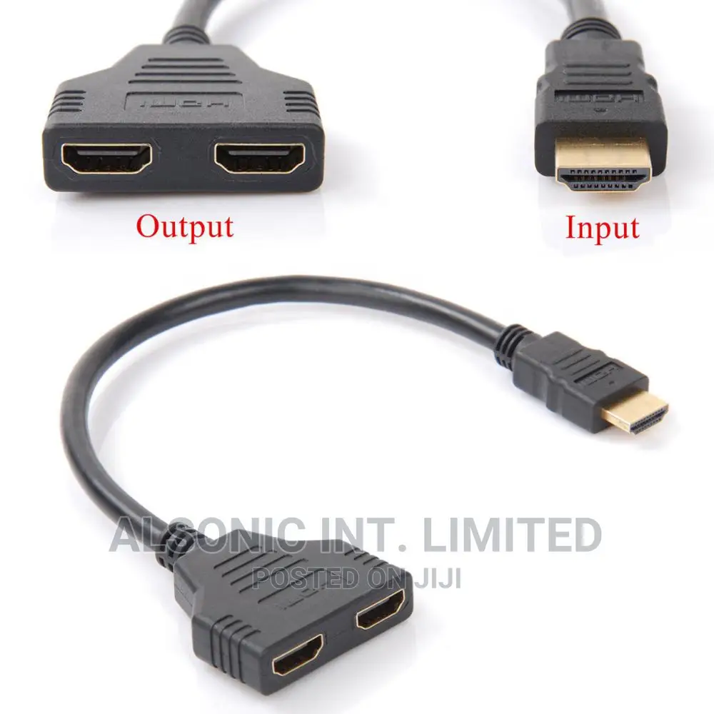 Hdmi Splitter Cable 1 Male to X Dual Hdmi 2 Female Splitter
