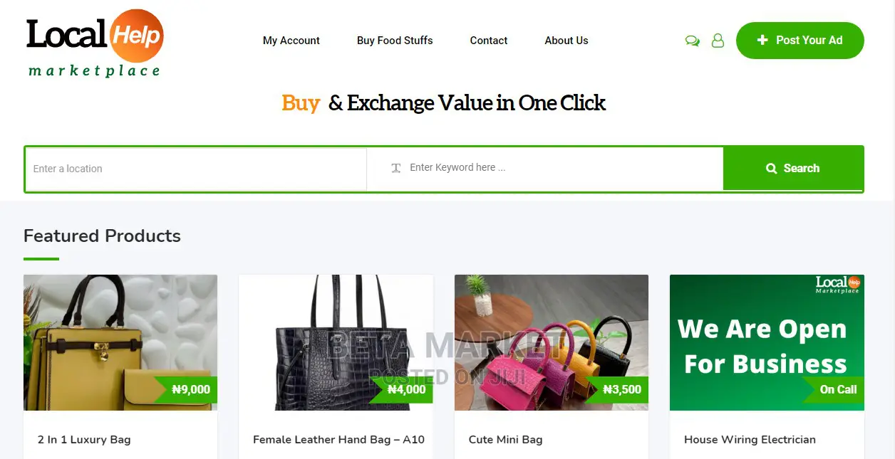 Classified Advertisement Website