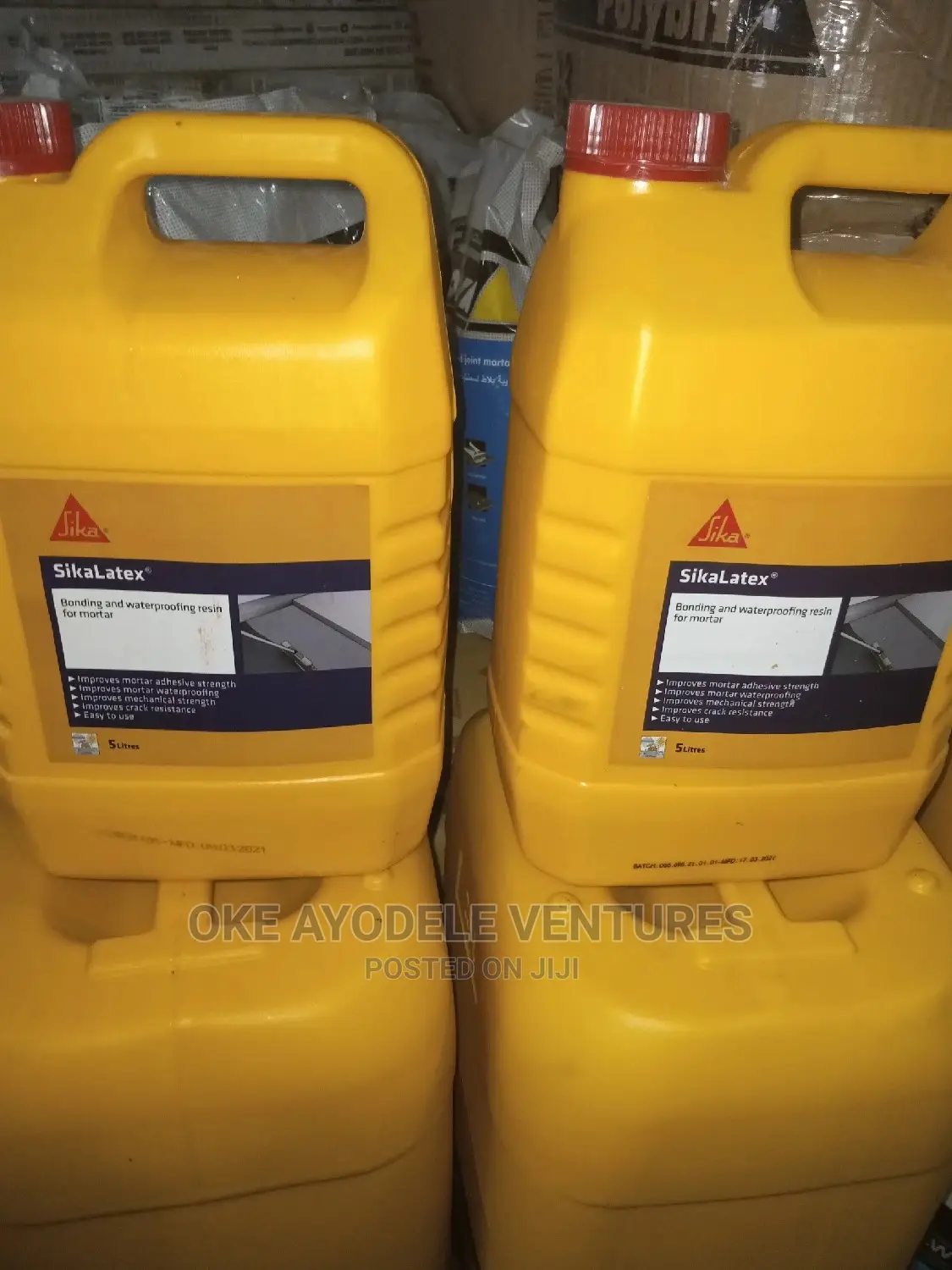 Sikalatex: Waterproofing and Bonding Agent. 5liters