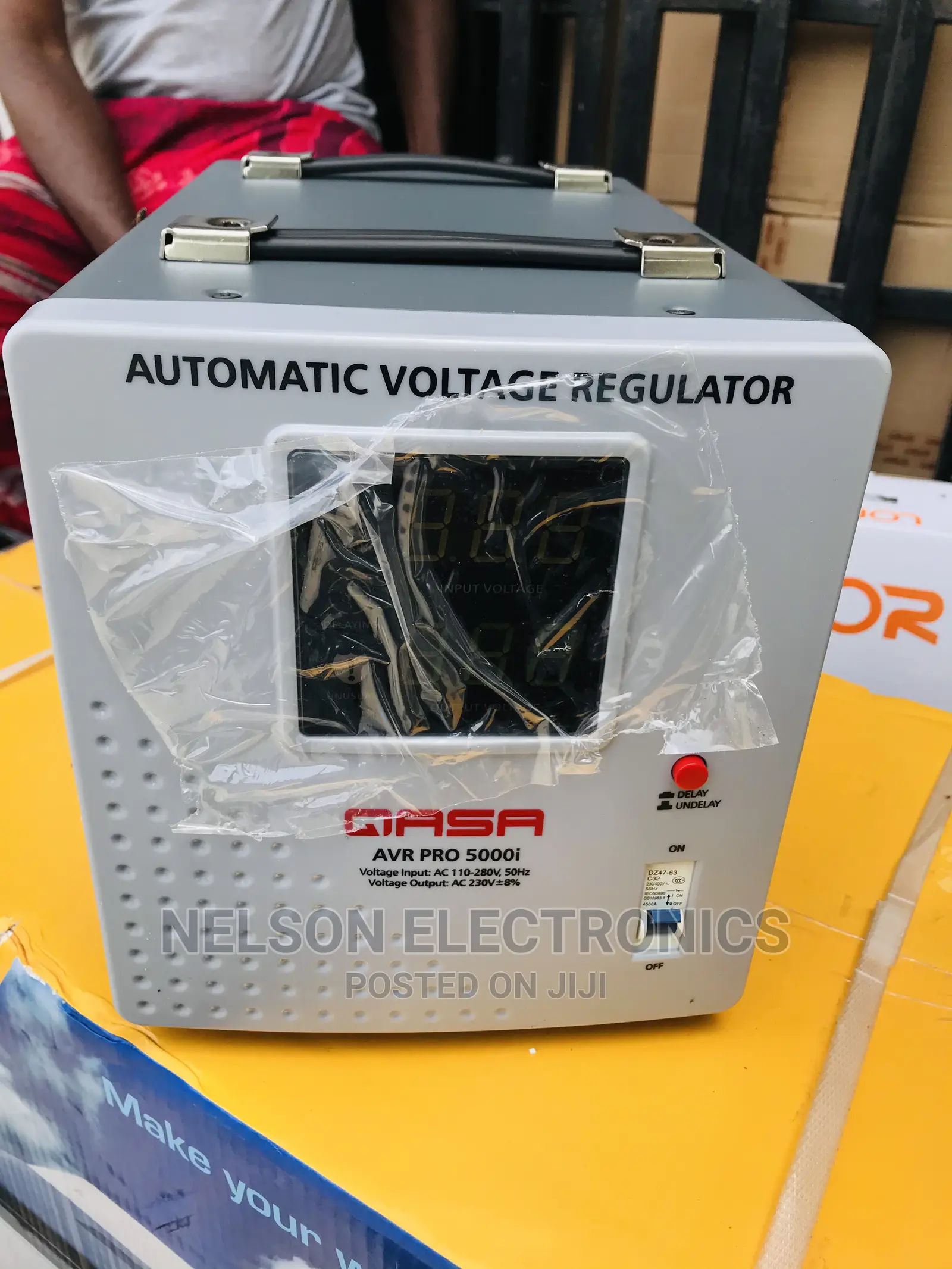 Qasa 5000W Digital Automatic Voltage Regulator/ Stabilizers