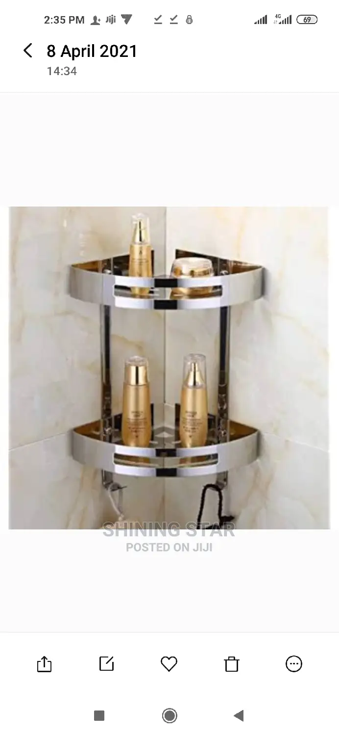 Double Layer Corner Shelf