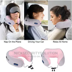 Portable U Shaped Massage Pillow Head Rest Memory Foam For O
