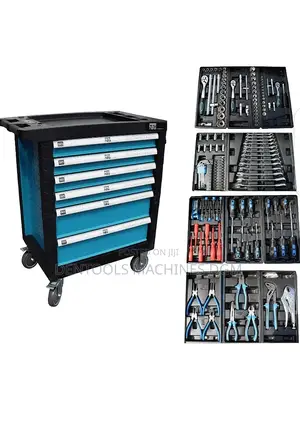 Complete Kitted Trolley Tools Box Heavy Duty