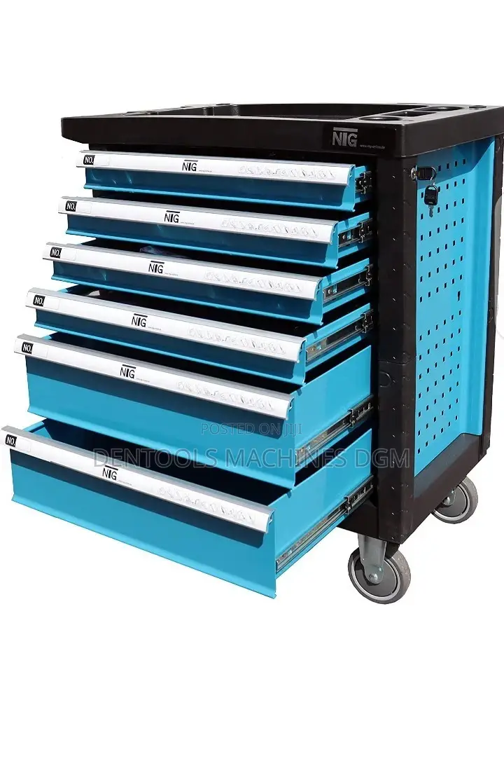 Complete Kitted Trolley Tools Box Heavy Duty