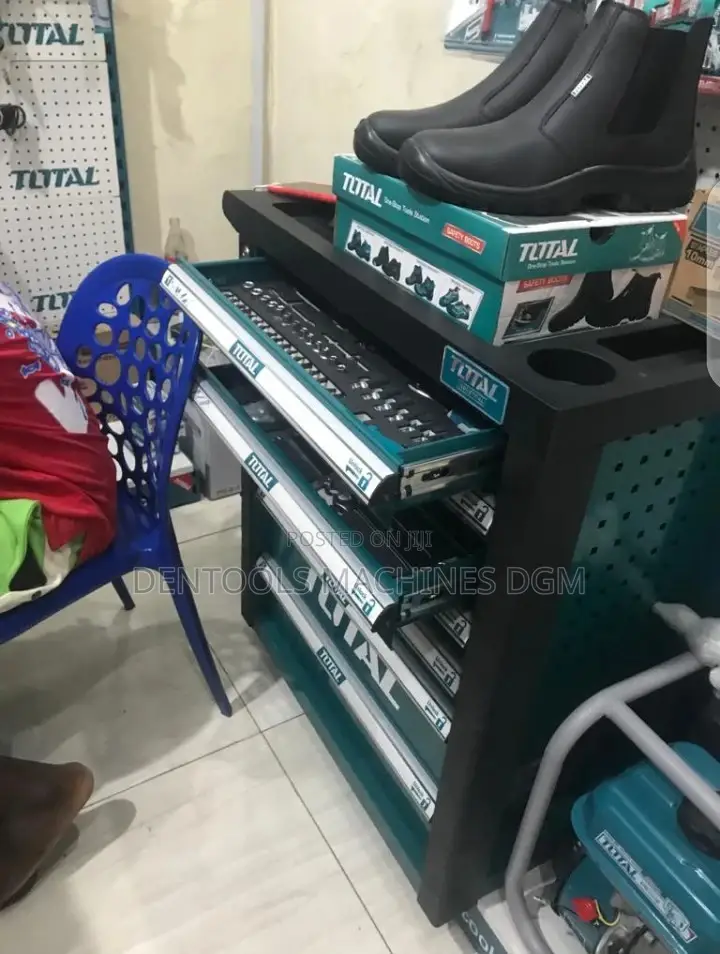 Complete Kitted Trolley Tools Box Heavy Duty