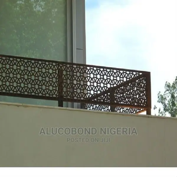 Laser Cutting Railings in Agege Building Materials, Alucobond Nigeria